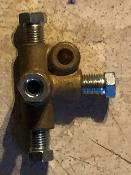 Brass Brake Pipe Union 4 Way Connector 565719