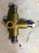 Brass Brake Pipe Union 3 Way Connector BTB657