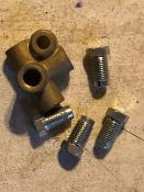 Brass Brake Pipe Union 4 Way Connector 565719