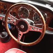 Flat Wood Steering Wheel