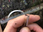 Rear Screen Seal Chrome Insert Finisher Trim 613960