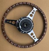 Dished Wood Steering Wheel